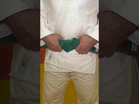 Зелений пояс для дзюдо ТМ BUDOGI, серія PRO, довжина 240 см video