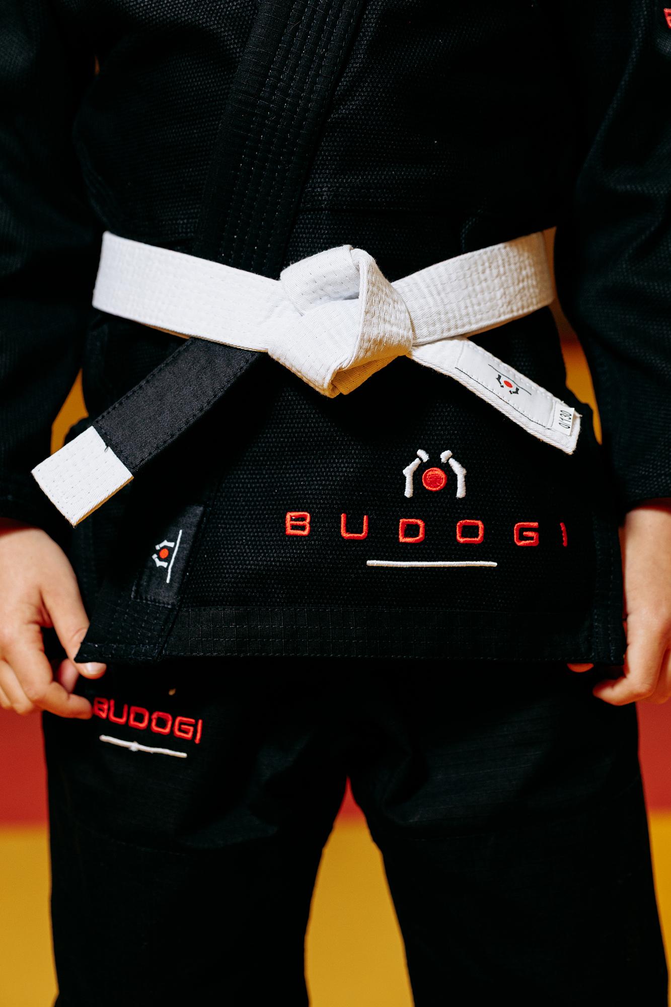 Чорне дитяче кімоно для хлопчиків, джиу-джитсу, TM BUDOGI, зріст 150 см, щільність 350 гр/м.кв. 3