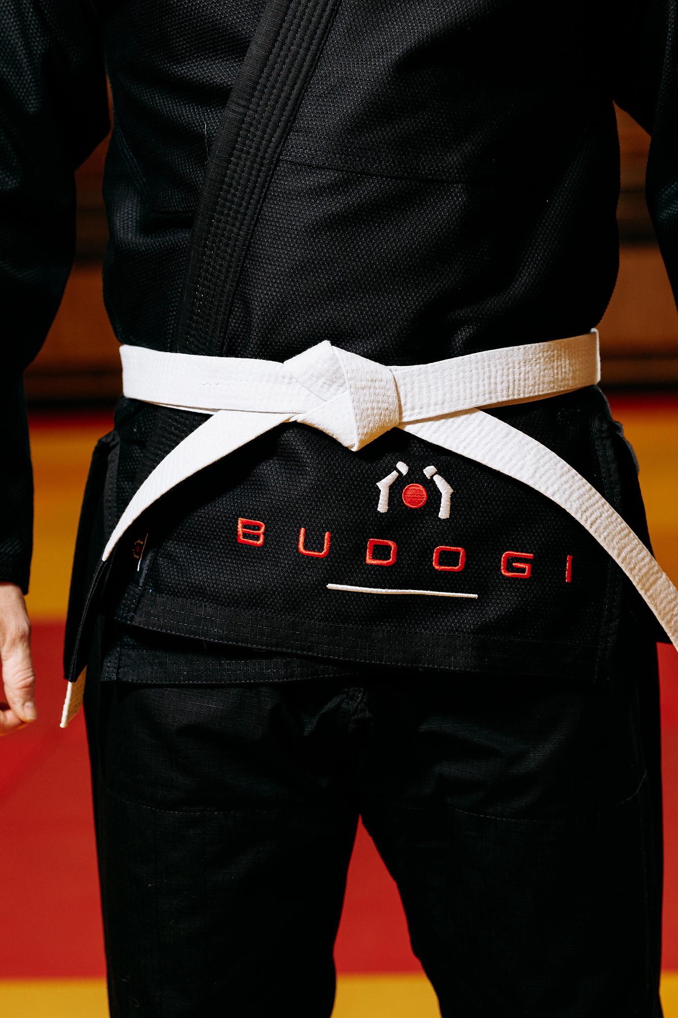 Чорне кімоно для хлопців/чоловіків, джиу-джитсу, TM BUDOGI, зріст 190 см, щільність 450 гр/м.кв. 3