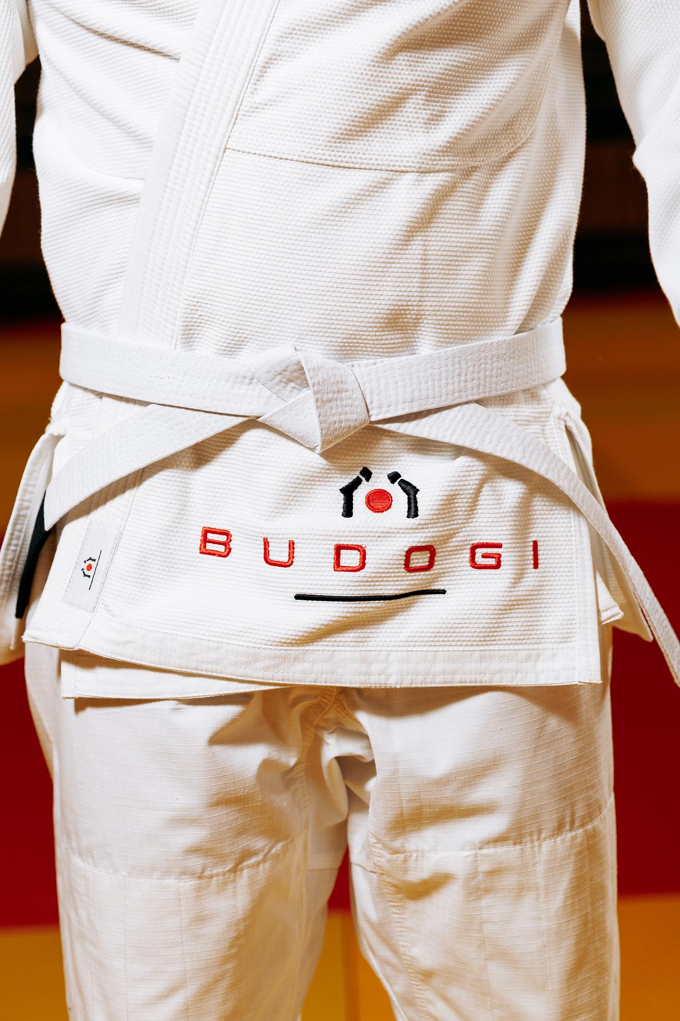 Біле кімоно для хлопців/чоловіків, джиу-джитсу, TM BUDOGI, зріст 190 см, щільність 450 гр/м.кв. 3