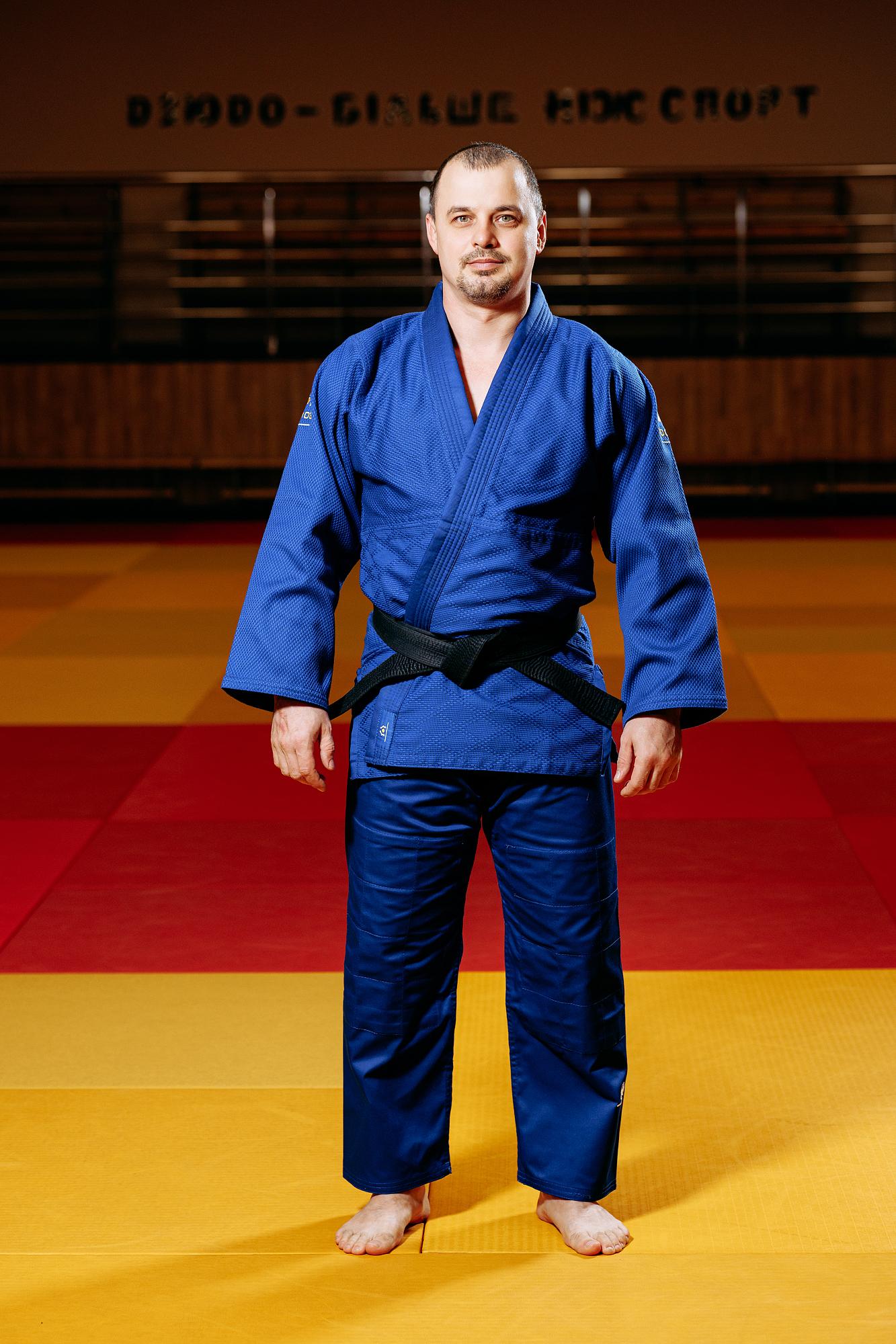 Синє кімоно для хлопців/чоловіків, дзюдо, TM BUDOGI серія ADVANCED, зріст 150 см, щільність 500 гр/м.кв. 1