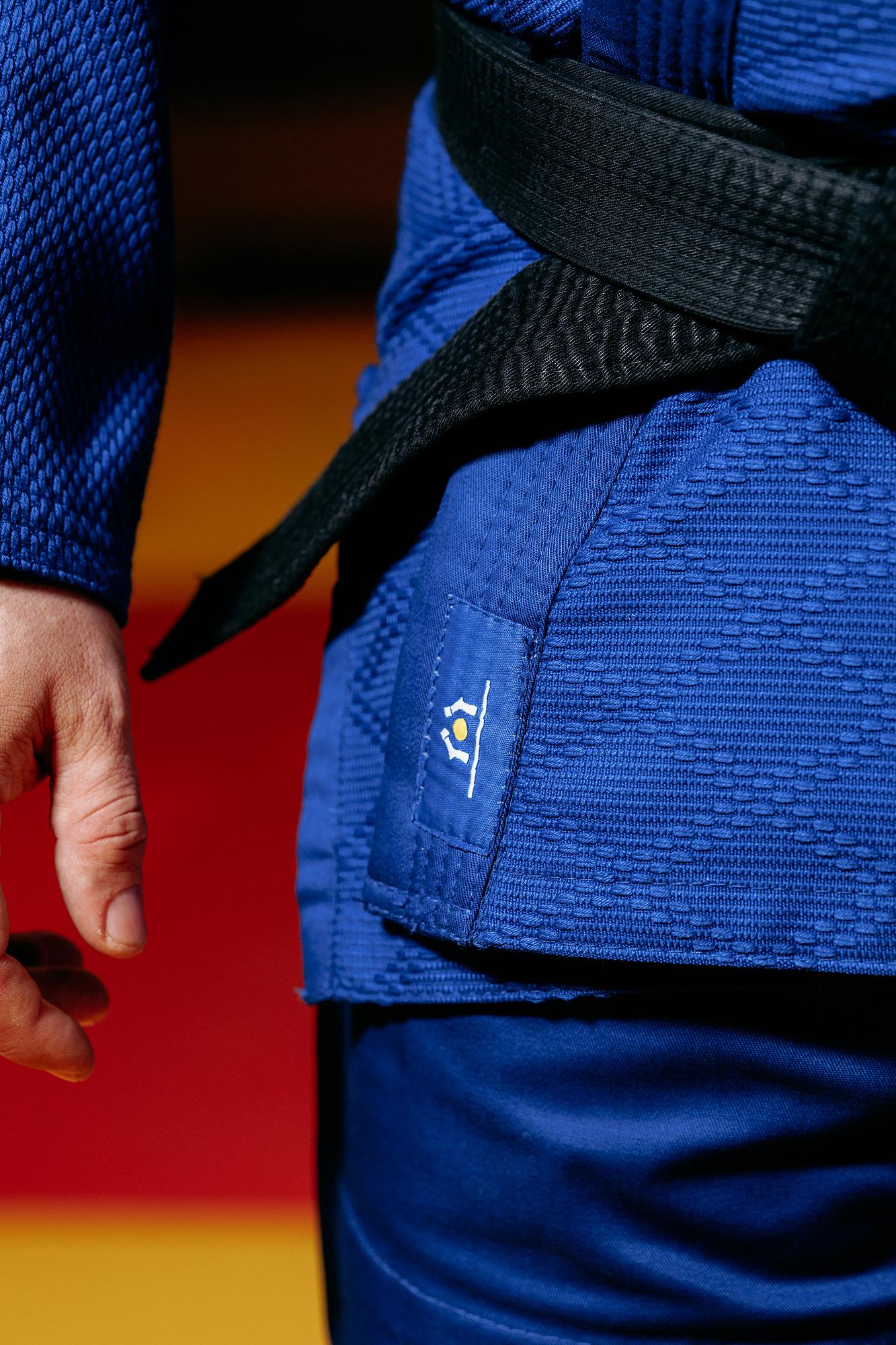 Синє кімоно для хлопців/чоловіків, дзюдо, TM BUDOGI серія ADVANCED, зріст 150 см, щільність 500 гр/м.кв. 5