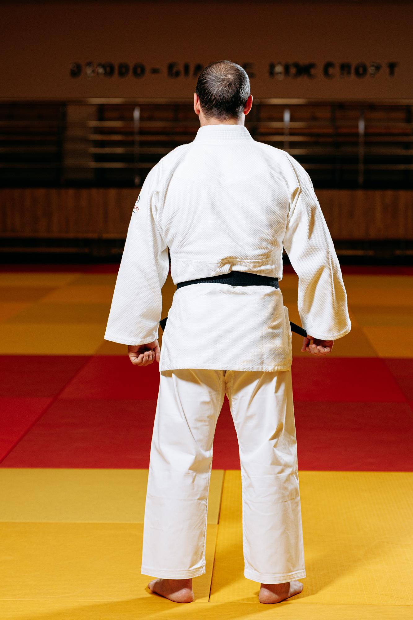 Біле кімоно для хлопців/чоловіків, дзюдо, TM BUDOGI серія ADVANCED, зріст 140 см, щільність 500 гр/м.кв. 7